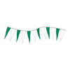 Green and White Icicle String Pennants