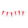 Red and White Icicle String Pennants