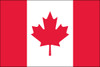 Canada - 4" x 6" Miniature Stick Flags