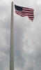 Cell phone towers are great for our High Wind flags. This flag is on a 140 foot tower.