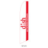 Dish Network Feather Flag (white red)