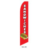 Sandwiches Feather Flag (red)