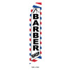 Barber Feather Flag (red white blue)
