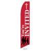 You're Invited Feather Flag