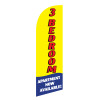 3 BR Apartment 6ft Feather Flag (yellow)