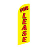 For Lease 6ft Feather Flag (yellow)