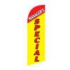 Manager's Special 6ft Feather Flag (yellow red)