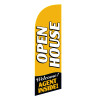 Open House Agent Inside 6ft Feather Flag (dark yellow)