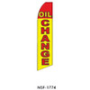 Oil Change (red and yellow) Feather Flag