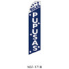 Ricas Pupusas (Rich Pupusas) Feather Flag