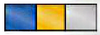 Metallic Blue/Gold/Silver Pennants