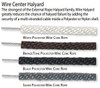 Wire Center Rope Assemblies - 1/4 Inch