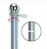 5 ft. Brushed Aluminum Spinning Pole