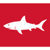 Shark Warning Flag (Red)