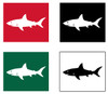 Shark Warning Flag Set
