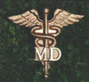 Medical Doctor MD Grave Marker - Aluminum