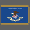 U.S. Department of Justice Fringed Flag