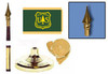 United States Forest Service Fringed Lobby Set