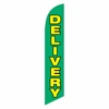 Delivery (green background) Semi Custom Feather Flag Kit