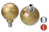 Internal Halyard 8 Inch Ball / Truck Assembly - Cable or Rope