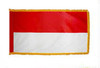 Indonesia Fringed Lobby Flag