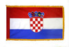 Croatia Fringed Lobby Flag