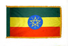 Ethiopia Fringed Lobby Flag