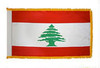 Lebanon Fringed Lobby Flag
