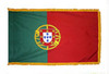 Portugal Fringed Lobby Flag
