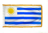 Uruguay Fringed Lobby Flag