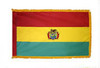 Bolivia Government Flag Fringed Lobby Flag