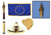 European Union Fringed Lobby Set