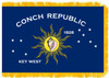 Conch Republic Fringed Flag