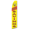 Huge Savings Feather Flag