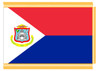 St. Maarten (St. Martin) 3x5 Fringed Flag