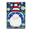 Patriotic Gnome Garden Applique Flag