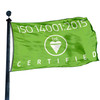 BSI ISO 14001:2015 Certified Flag