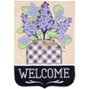 Farm Jar Double Applique Garden Flag