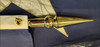 Metal Round Spear Ornament Brass