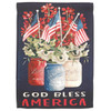 God Bless America Jars Garden Flag