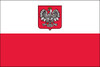 Poland with Eagle Flag