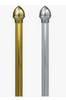 4ft aluminum silver pole only- unswedged
