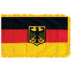 Germany Fringed Flag with eagle