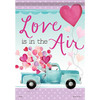 Valentine Truck Dura Soft Garden Flag