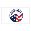 U.S. Peace Corps Flag (pre-2016) with pole sleeve