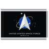 Space Force Lobby Fringed Flag