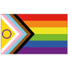 3 x 5 Foot Intersex-Inclusive Progress Pride Flag Nylon