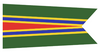 U.S. Navy Meritorious Unit Commendation Pennant ( Size 3 )