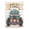 Lemon Truck Polyester Garden Flag