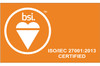 BSI ISO IEC 27001:2013 Certified Flag